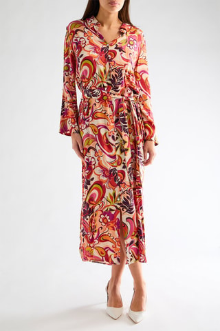 Robe chemise - Rouge