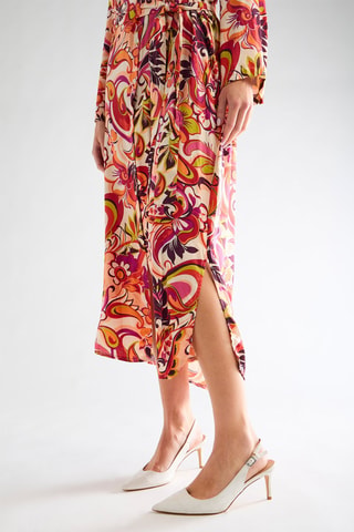 Robe chemise - Rouge