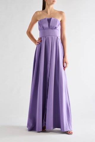 Robe bustier - Mauve