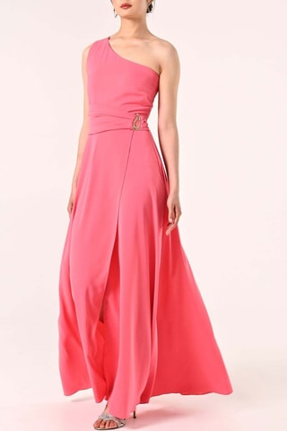 Robe asymétrique - Rose
