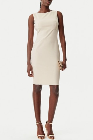 Robe fourreau - Beige