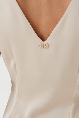 Robe midi - Beige