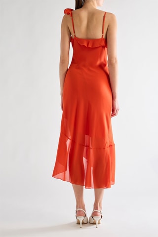 Robe midi - Orange