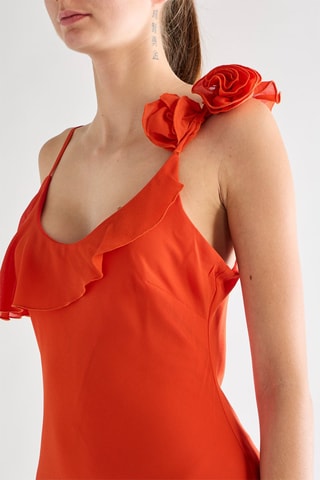 Robe midi - Orange