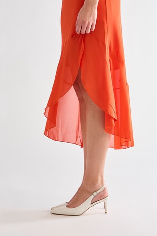 Robe midi - Orange