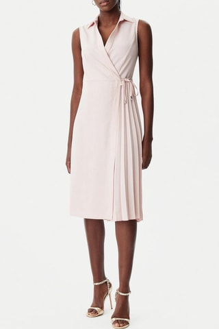 Robe portefeuille - Rose poudré