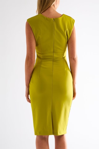 Robe fourreau - Vert olive