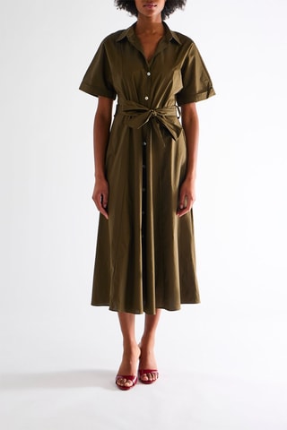 Robe chemise - Kaki