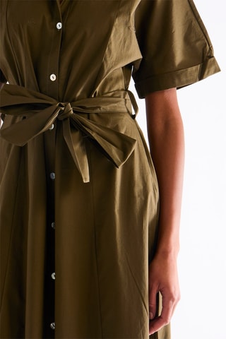 Robe chemise - Kaki