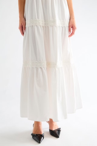 Robe longue - Blanc