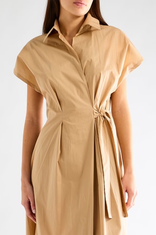 Robe portefeuille - Beige