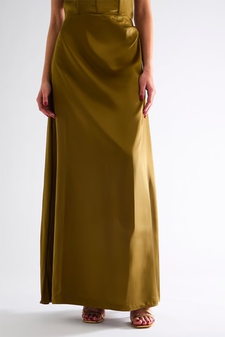 Robe bustier - Kaki