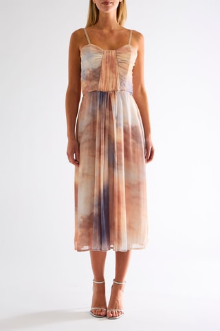 Robe midi - Beige