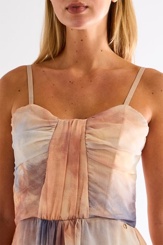 Robe midi - Beige