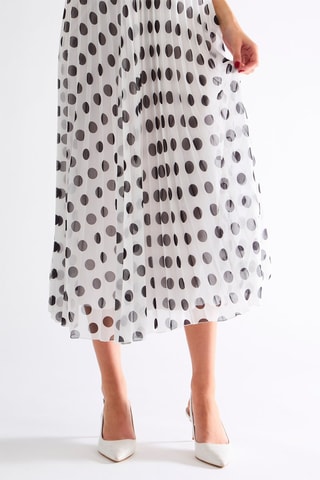 Robe midi - Blanc