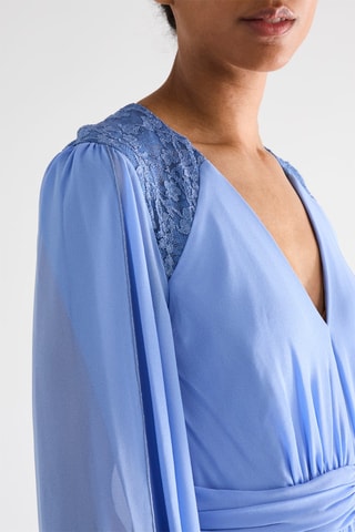 Robe longue - Bleu