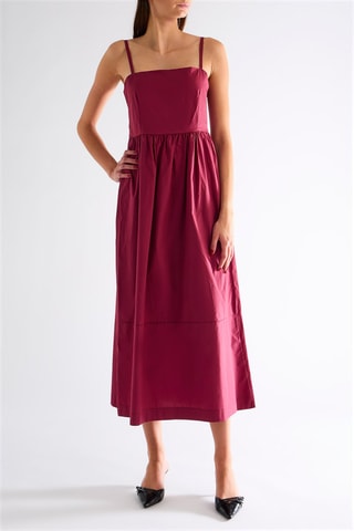 Robe droite - Bordeaux