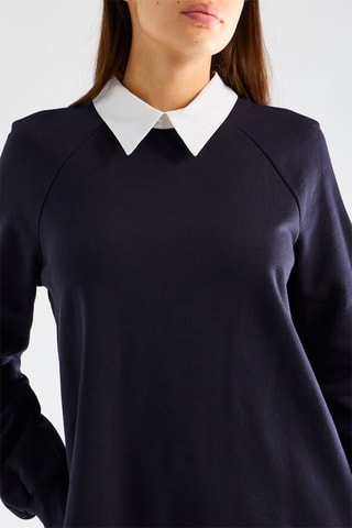 Robe trompe-l'œil - Bleu marine