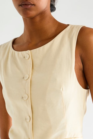 Gilet de costume - Ivoire