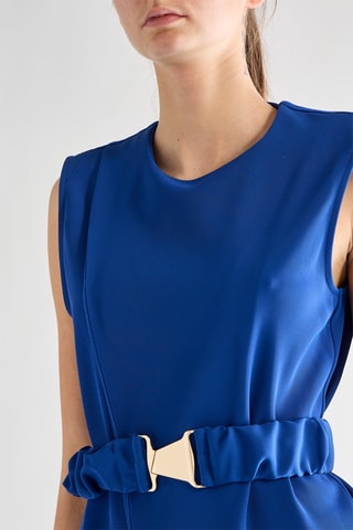 Blouse sans manches - Bleu électrique