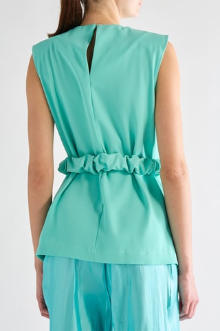 Blouse sans manches - Turquoise