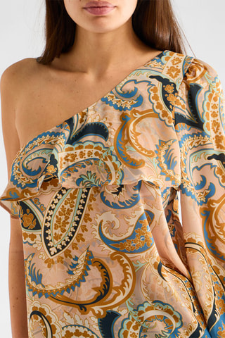 Blouse asymétrique - Multicolore