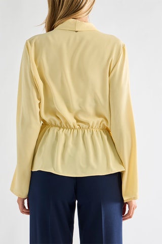 Blouse portefeuille - Jaune