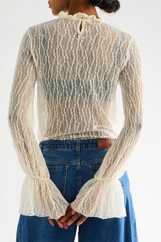Blouse en dentelle - Ecru