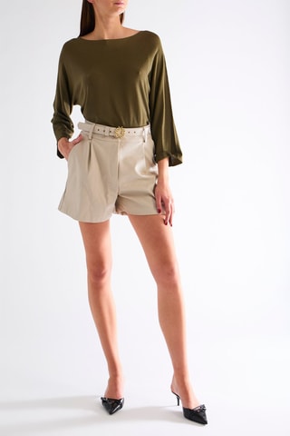 Short taille haute - Ivoire