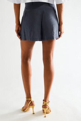 Short taille haute - Bleu foncé