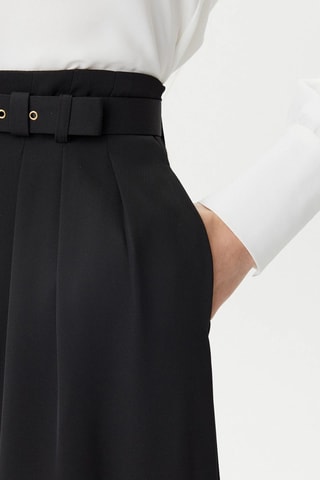 Pantacourt taille haute - Noir