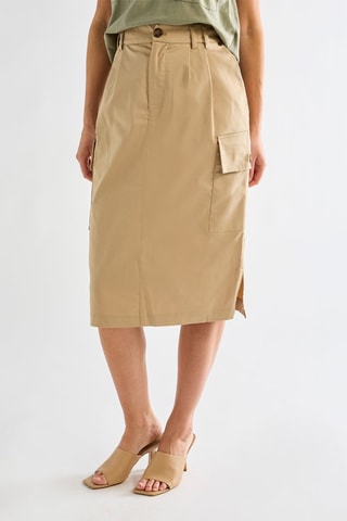 Jupe droite - Beige
