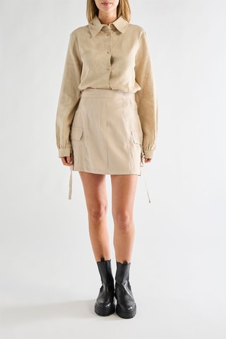 Jupe droite - Beige