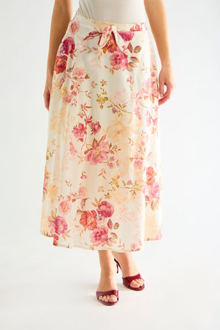 Jupe midi - rose