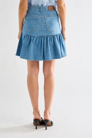 Minijupe en jean - Bleu indigo