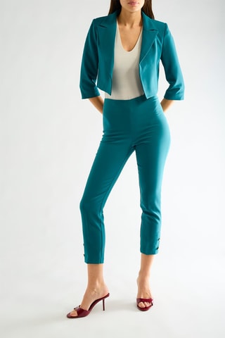 Blazer courte - Vert émeraude