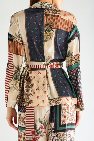 Blazer - Beige et noir