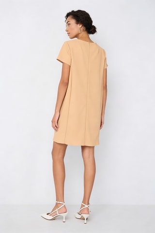 Robe droite - Beige