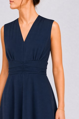 Robe longue sans manches - Bleu marine