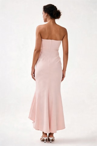 Robe bustier sans manches - Rose pâle