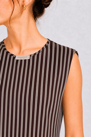 Top sans manches - Marron