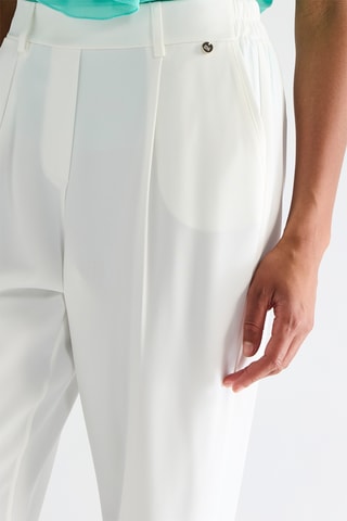 Pantalon carotte - Blanc