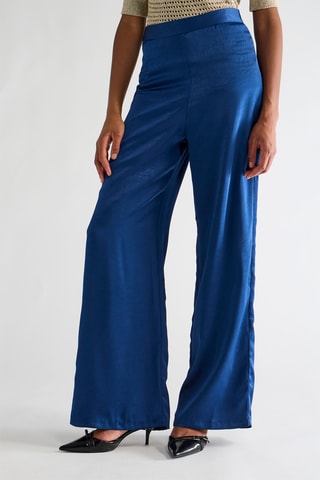 Pantalon palazzo - Bleu