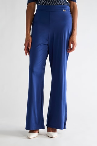 Pantalon wide legs - Bleu