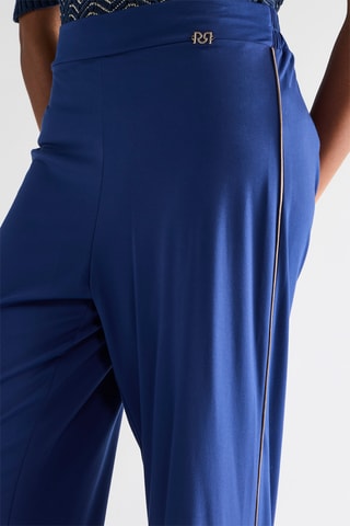 Pantalon wide legs - Bleu