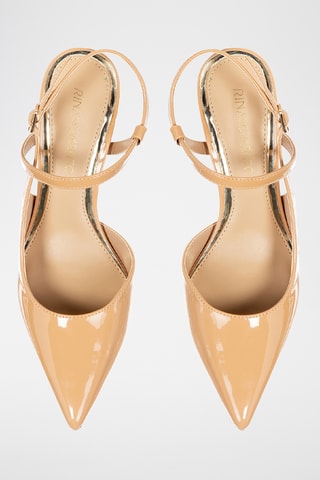 Escarpins vernis - Beige