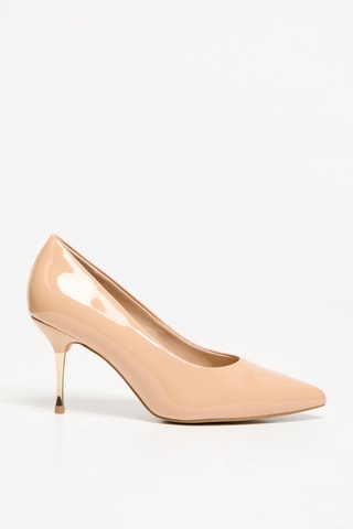 Escarpins vernis - Beige