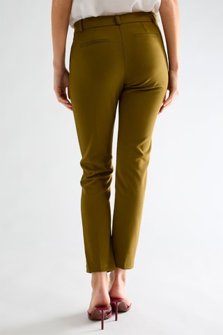 Pantalon slim - vert kaki