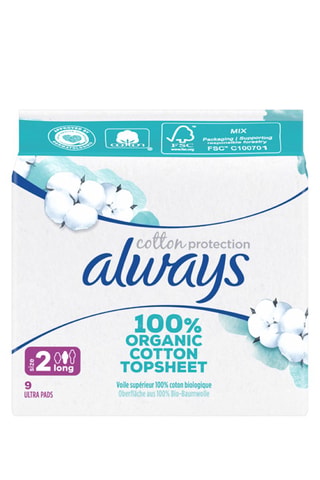 5 x 9 serviettes hygiéniques Always - Long plus - Taille 2