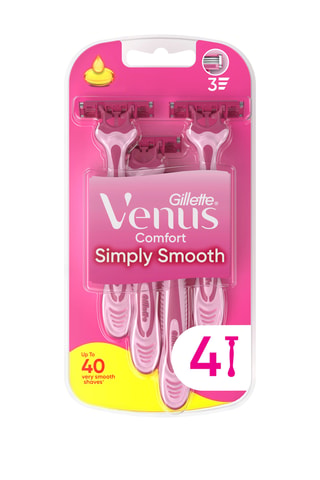 3 x 4 rasoirs jetables Venus comfort simply smooth - 3 kits